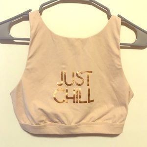 “Just Chill” Aerie Sports Bra